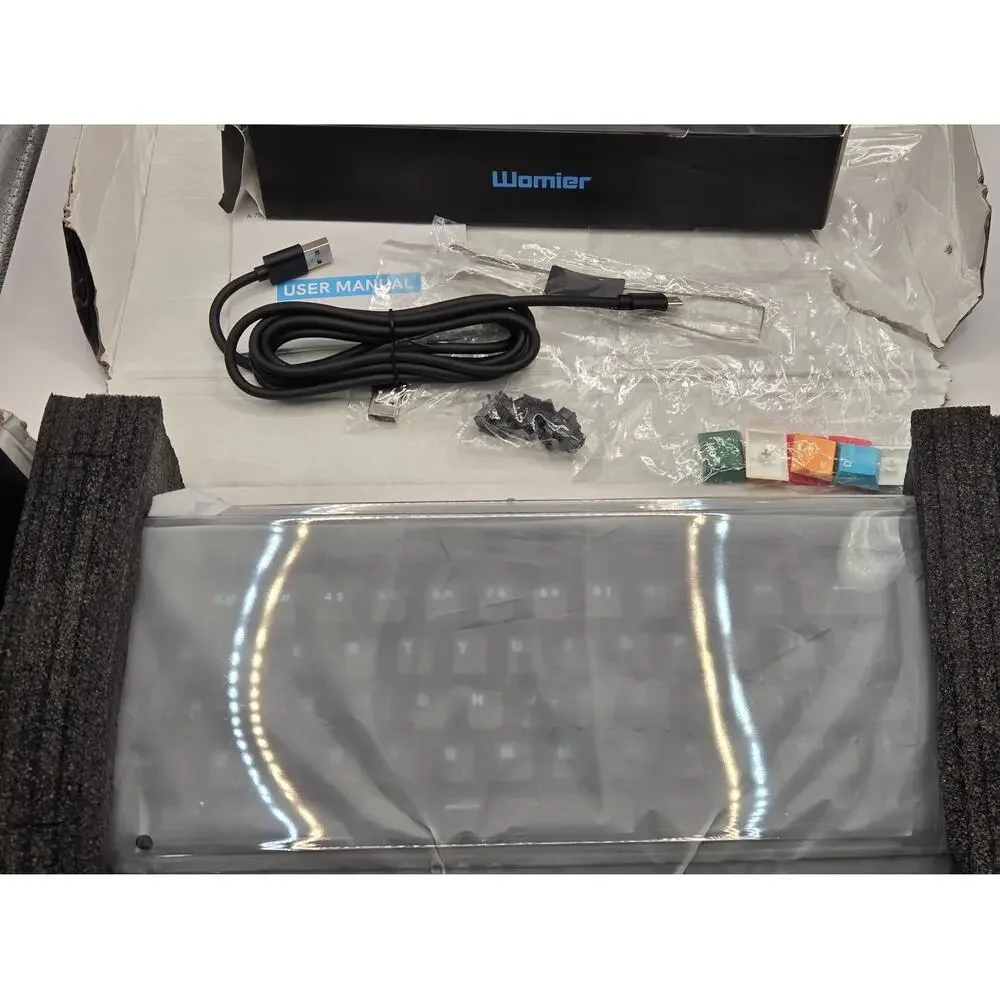 Womier SK75 TMR 75% Wireless Magnetic Gaming Keyboard RGB Aluminum Tested